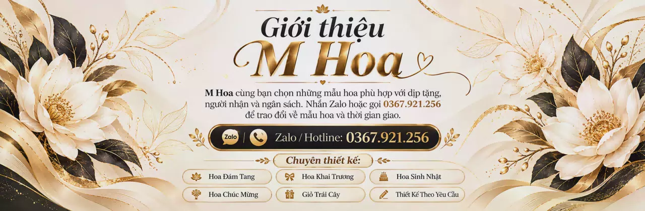 Ảnh bìa Shop hoa tươi Phường Long Đức Vĩnh Long - Hoa gửi trao, tình ở lại